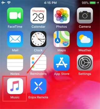 Synkronisere musikk til en iPhone for Enjox (trinn 5)